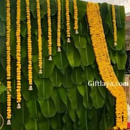 Wedding Banana Leaf Decoration
