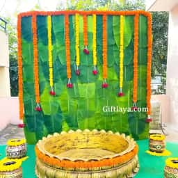 Traditional Haldi Decoration
