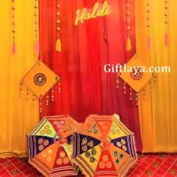 Outdoor Haldi Decoration
