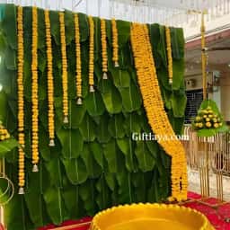 Wedding Banana Leaf Decoration