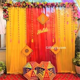 Outdoor Haldi Decoration