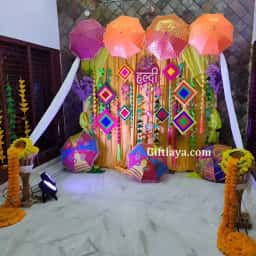 Haldi Decoration Umbrella
