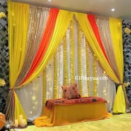 Simple Haldi Decoration