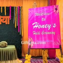 Haldi Decoration Backdrop