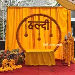 Wedding Haldi Decoration