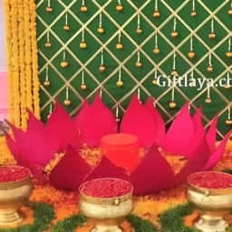 Traditional Banana Leaf Decoration