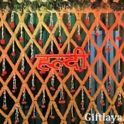 Haldi Decoration for Groom