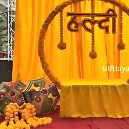 Wedding Haldi Decoration