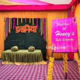 Haldi Decoration Backdrop