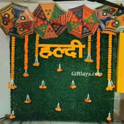 Beautiful Haldi Decoration