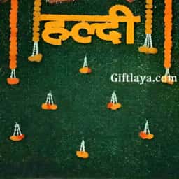 Beautiful Haldi Decoration