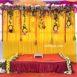 Haldi Decoration Simple
