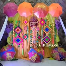 Haldi Decoration Umbrella