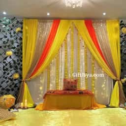Simple Haldi Decoration
