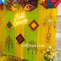 Easy Haldi Decoration at Home