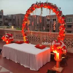 Flower Decoration for Mehendi