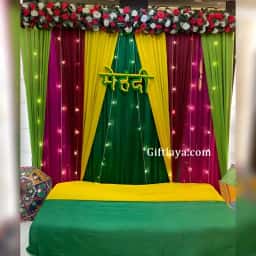 Mehendi Decoration at Home