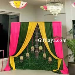 Simple Mehendi Backdrop