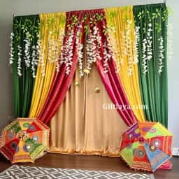 Simple Mehendi Decoration