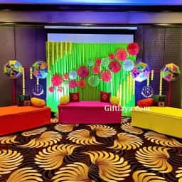 Mehendi Backdrop Decoration
