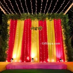 Mehendi Decoration Stage