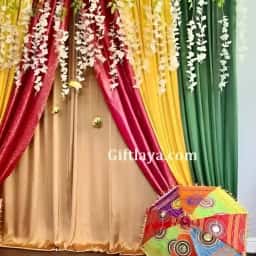 Simple Mehendi Decoration