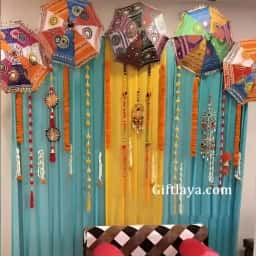 Mehendi Decoration at Home Simple