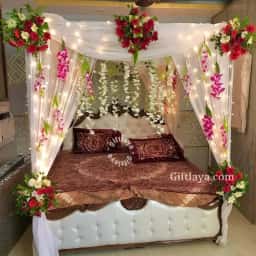 Marriage Room Flower Decoration