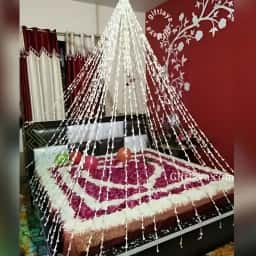 Flower Bed Decoration for First Night