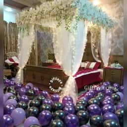 Pakistani Wedding Room Decoration