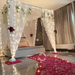 Romantic Bed Decoration for Couples