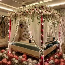 Pakistani Wedding Room Decoration