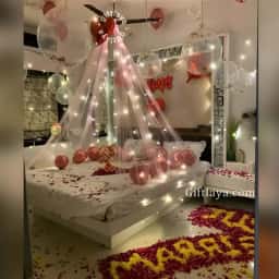 Flower and Candle Decoration
