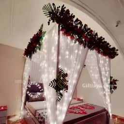 First Night Flower Bed Decoration