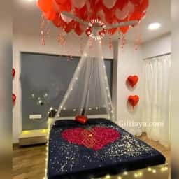 Suhaag Raat Room Decoration