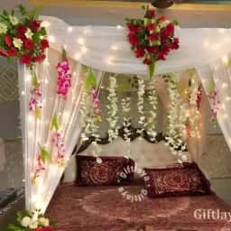 Marriage Room Flower Decoration