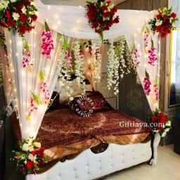 Marriage Room Flower Decoration