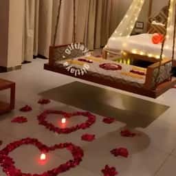 First Night Room Decoration for Couples