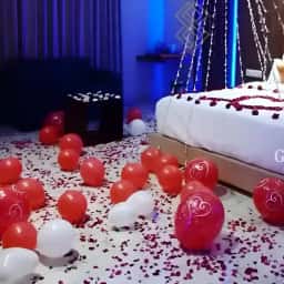 Bed Decoration for Wedding Night