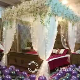 Pakistani Wedding Room Decoration