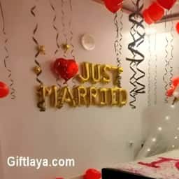 Romantic Wedding Bed Decoration