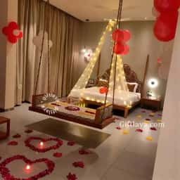 First Night Room Decoration for Couples