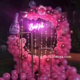 Pink Bachelorette Decoration