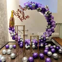 Purple Bachelorette Decor