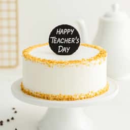 Teachers Day Special Vanilla Cake