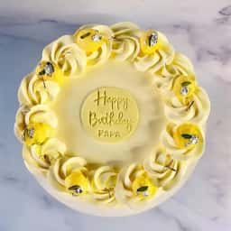 Golden Rasmalai Dream Cake