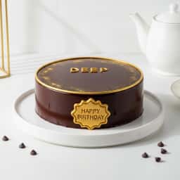 Classic Chocolate Cake for Birthday