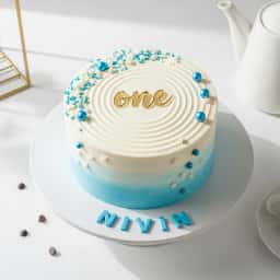 Simple 1st Birthday Cake