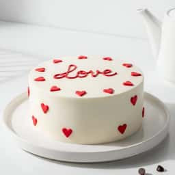 Love Fondant Cake