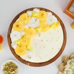 Royal Saffron Rasmalai Cake